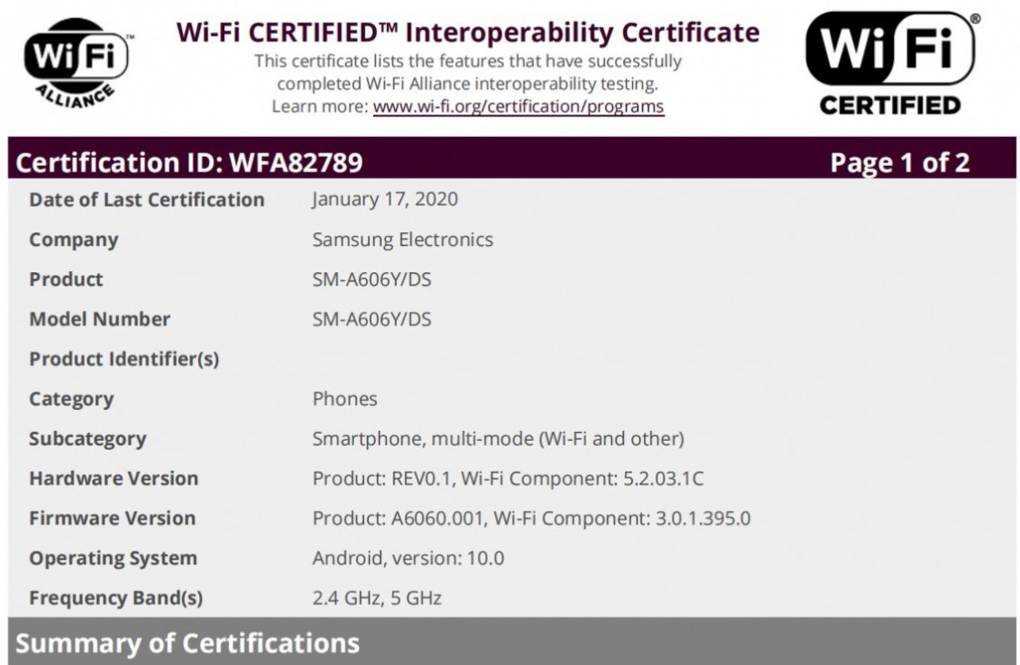 Galaxy A60 Android 10 güncelleme tarihi belli oldu