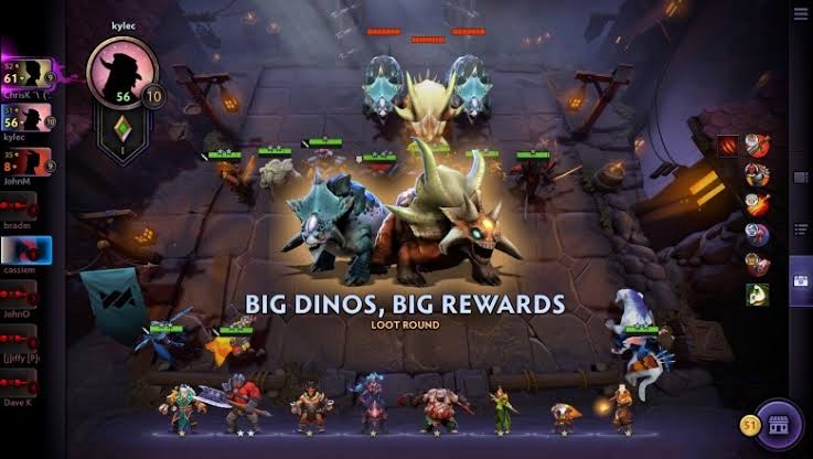 dota underlords mobil platform