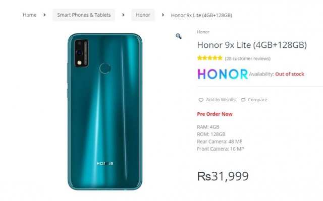 Honor 9X Lite fiyatı belli oldu