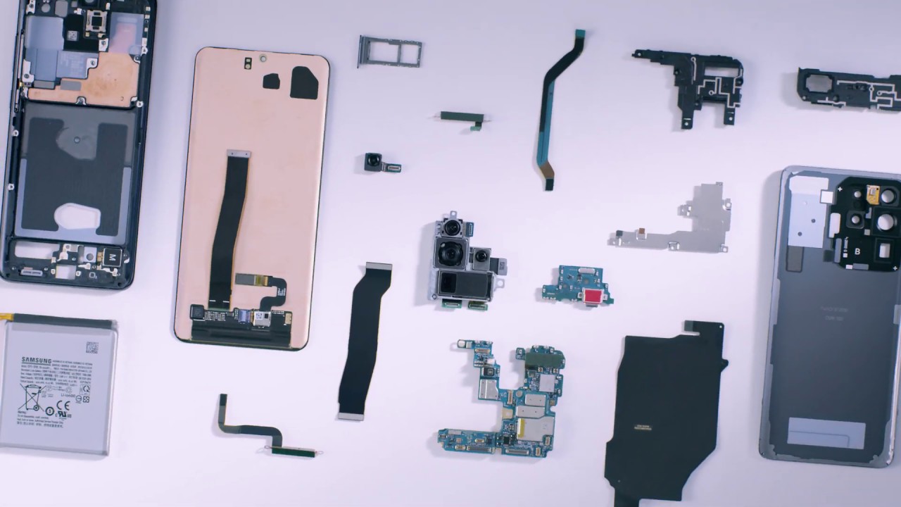 Samsung Galaxy S20 Ultra parçalarına ayrıldı