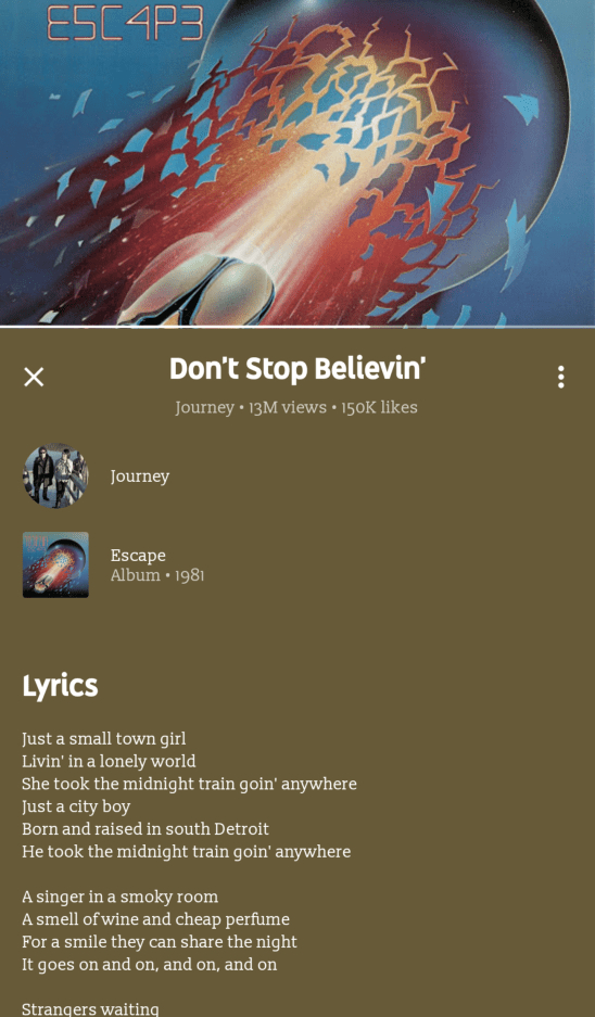 youtube music şarkı sözleri