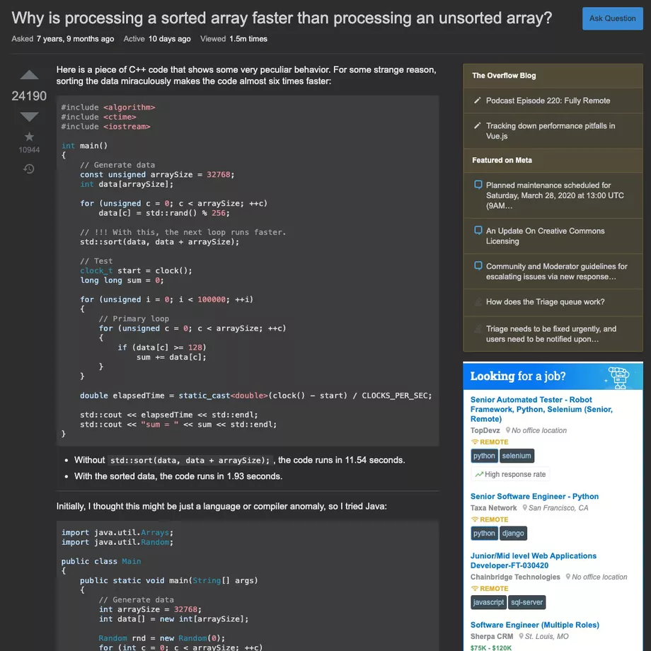 Stack Overflow karanlık mod desteğine kavuştu