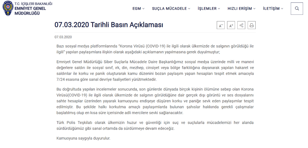 corona virüsü paylaşımları