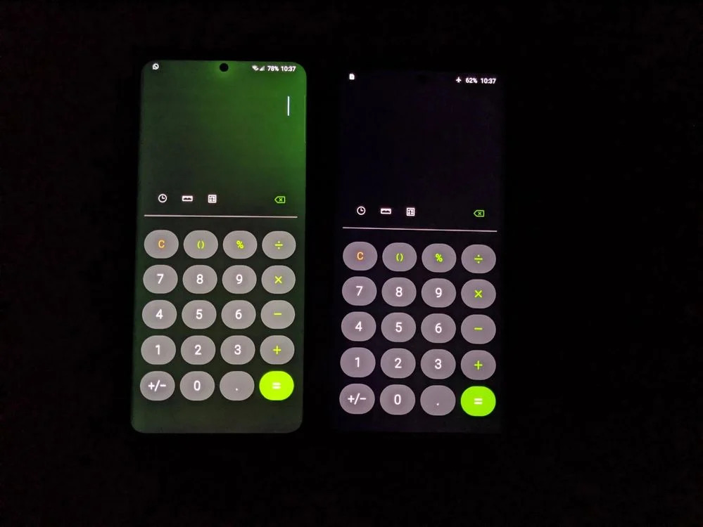 Galaxy S20 Ultra yeşil ekran sorunu