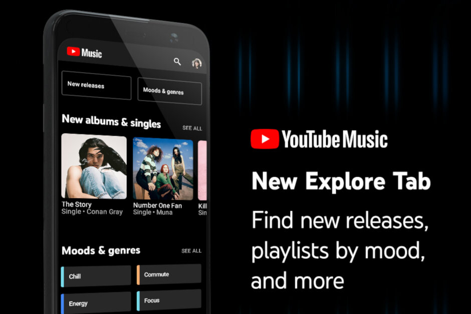 youtube music keşfet özelliği