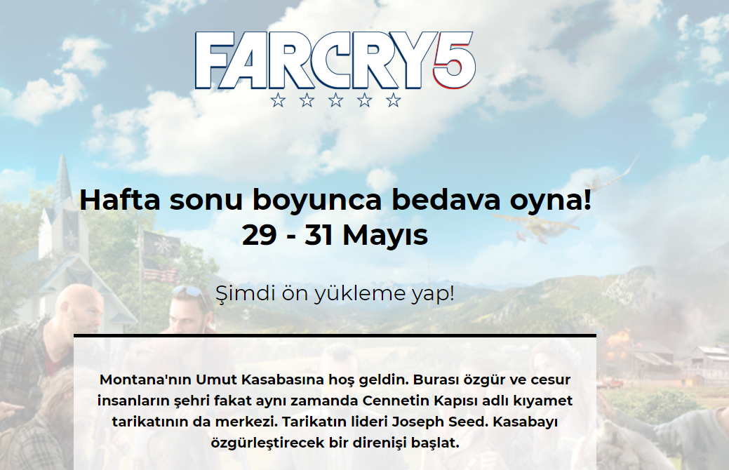 far cry 5 ücretsiz