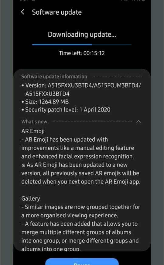 Galaxy A51 One UI 2.1 güncellemesi yayınlandı