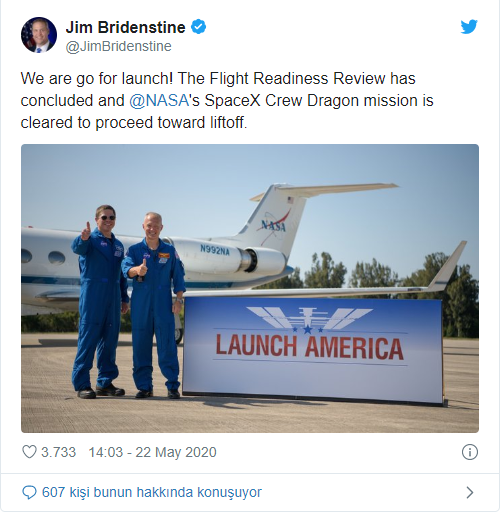 NASA SpaceX projesi