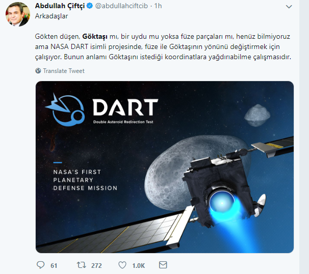 Türkiye meteor