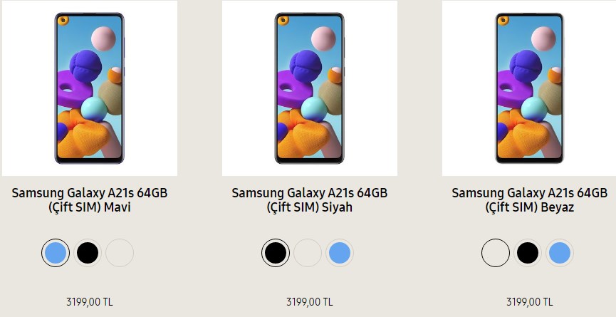 Samsung Galaxy A21s Sata kt! te Trkiye Fiyat