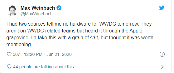 WWDC 2020 için tanıtılacak olan ürünler