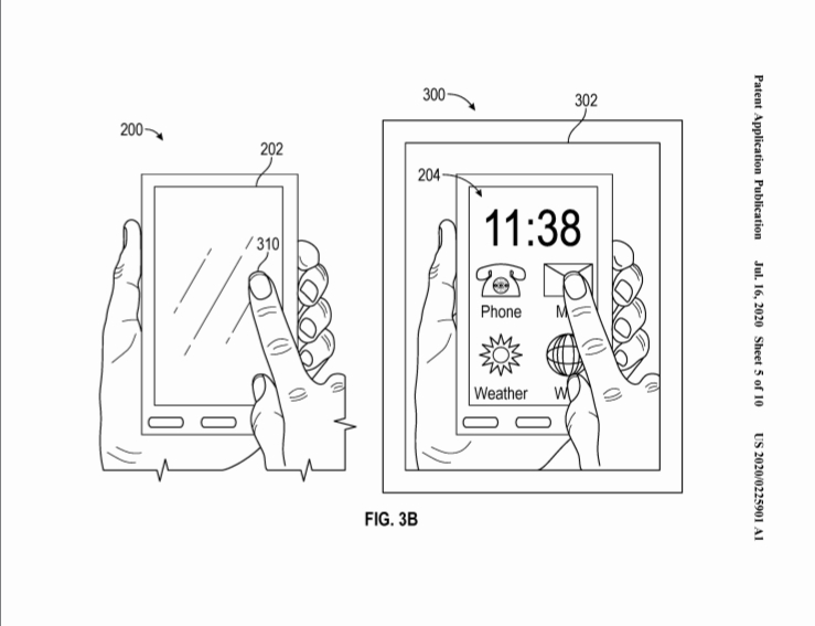 apple glasses iphone ekranı