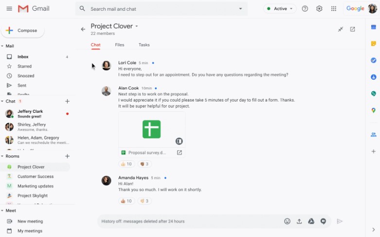 gmail tasarım değişikliği