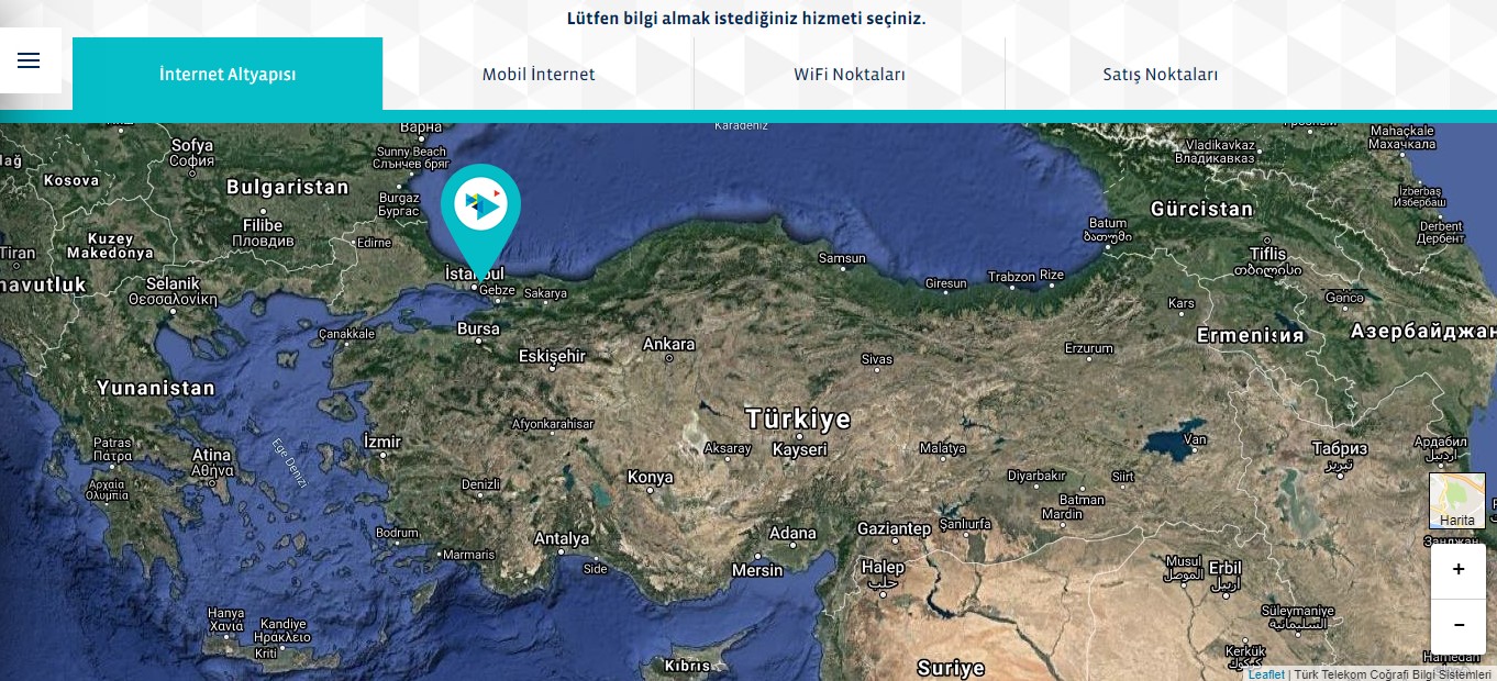 Türk iletişiminin internet altyapısı hakkında bilgi alın