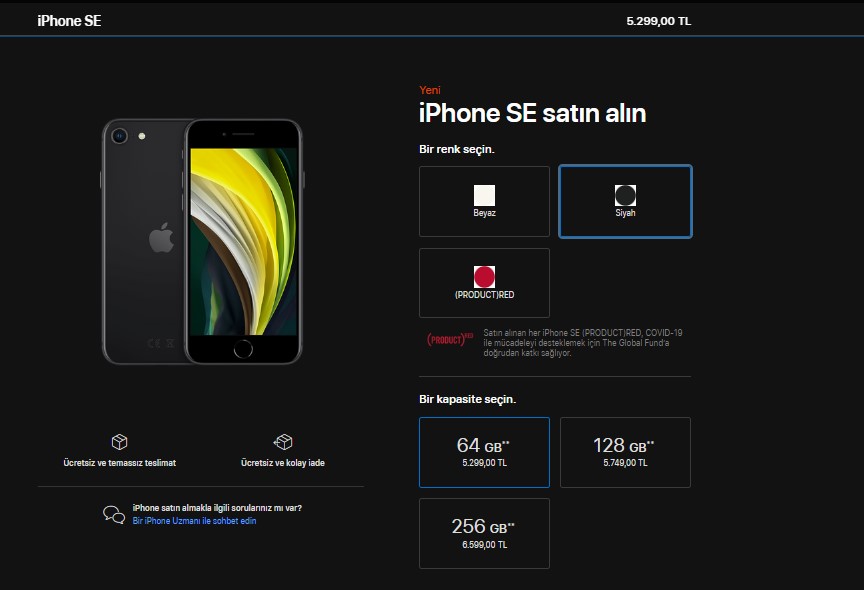 iPhone SE 2020 satış rakamları