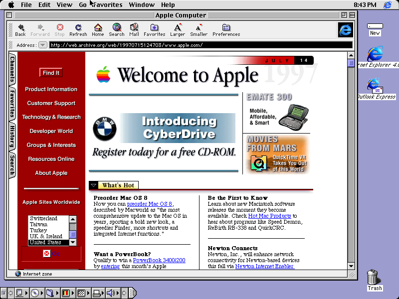 macos 8 emülatörü