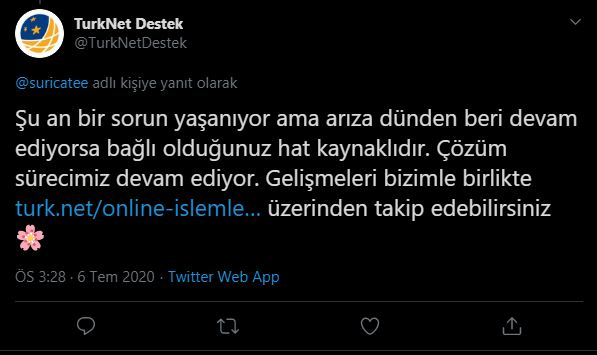 turknet erişim sorunu