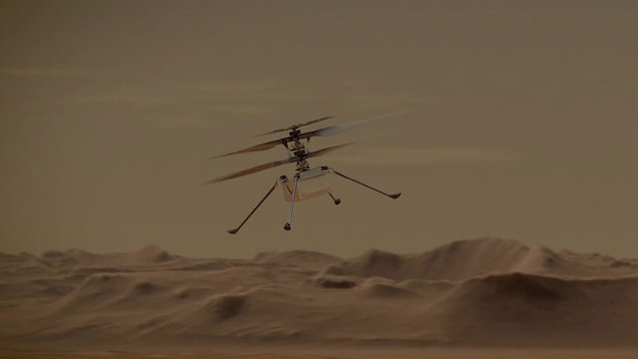 İlk Mars helikopteri Ingenuity motorları çalıştırıyor