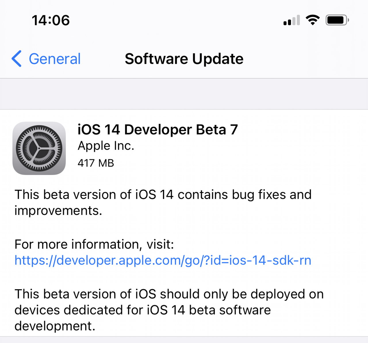 ios 14 beta 7, ios 14 beta 7 özellikleri, 18a5369b