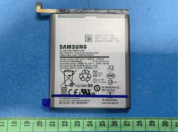Samsung Galaxy s 21 Plus, Galaxy s 21 Plus bataryası