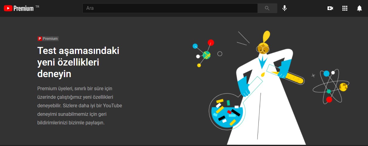 youtube premium sesli arama özelliği