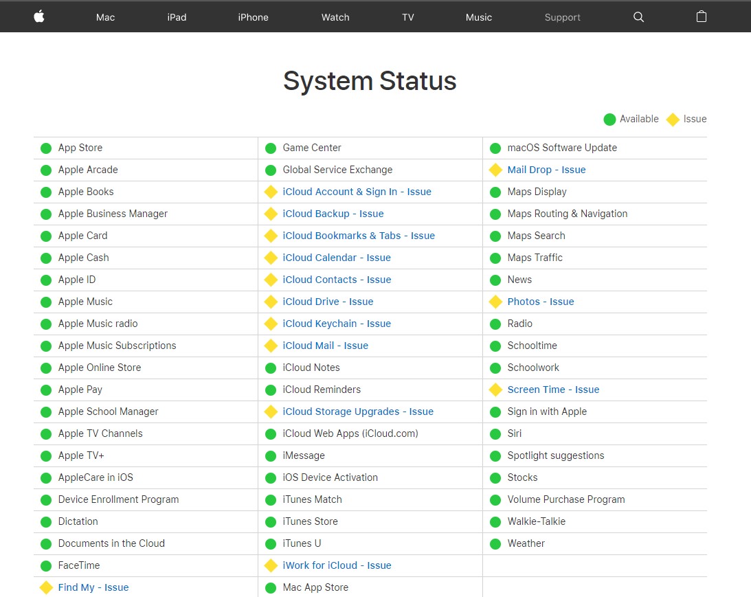 iCloud çöktü mü? Erişim sağlanamıyor