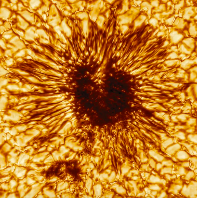 World's largest solar telescope captures its first dramatic sunspot image