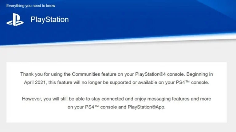 Ps4 Communities Feature To Be Removed In April Technology News News 23 News23 Org