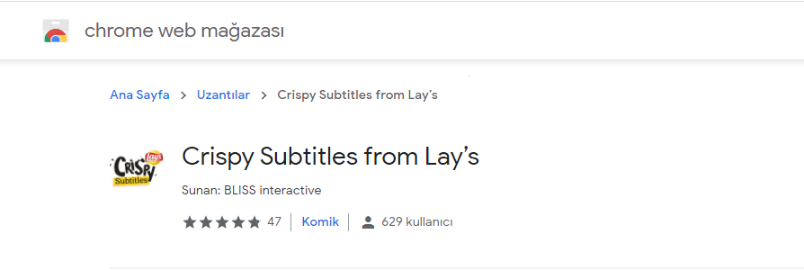 lay's youtube eklentisi, lay's chrome eklentisi, youtube videosu