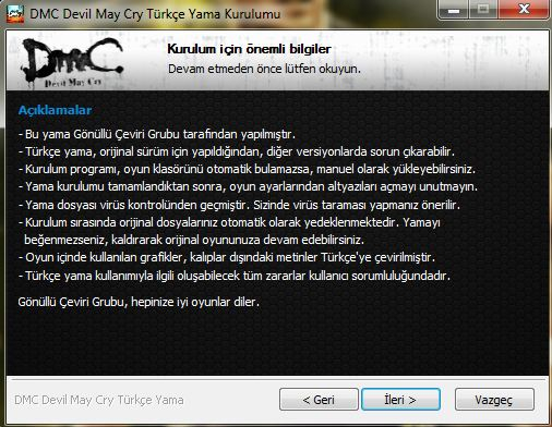 Devil May Cry 5 Türkçe yama nasıl kurulur?