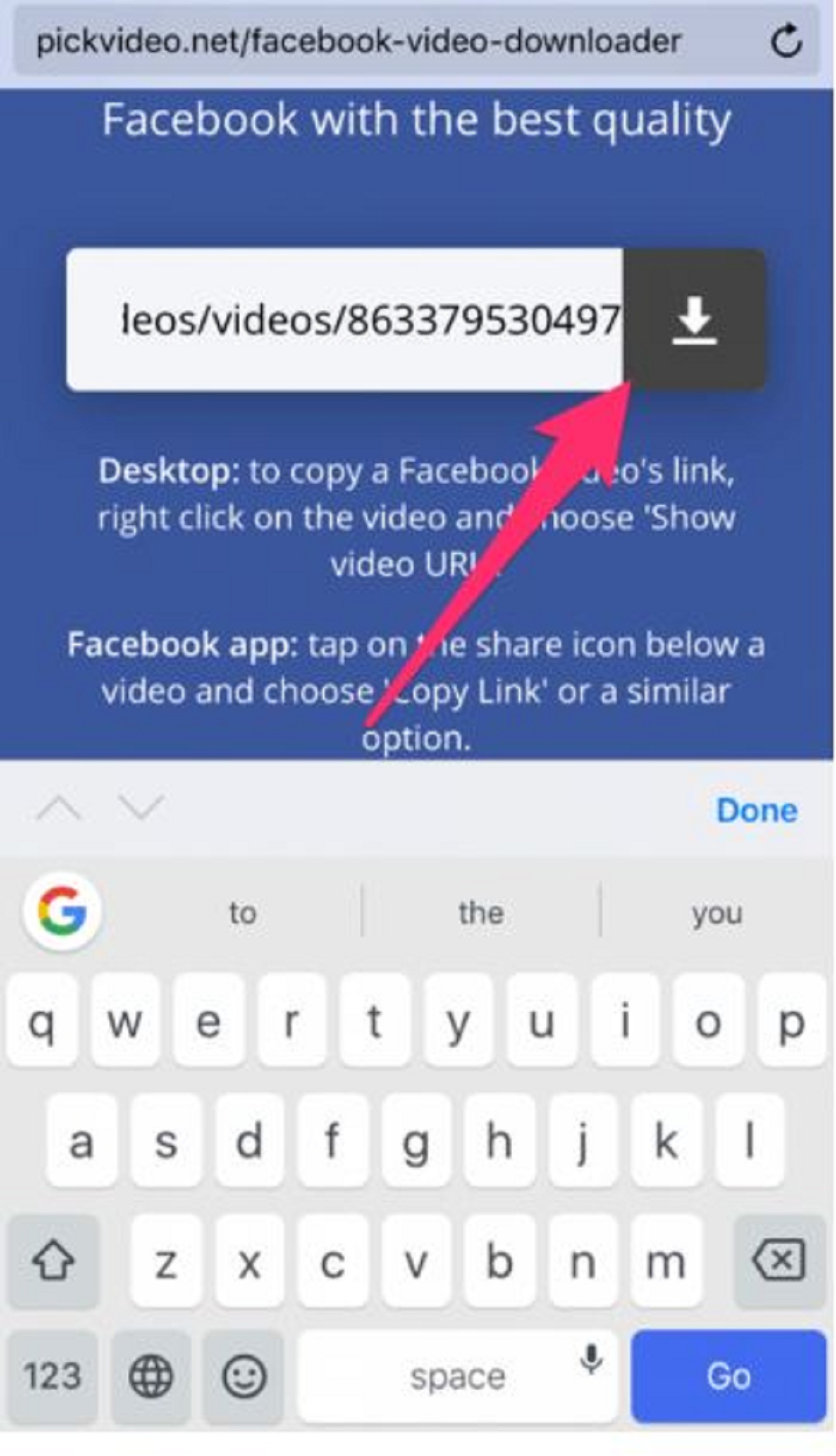 iPhone’da Facebook videosu nasıl indirilir?