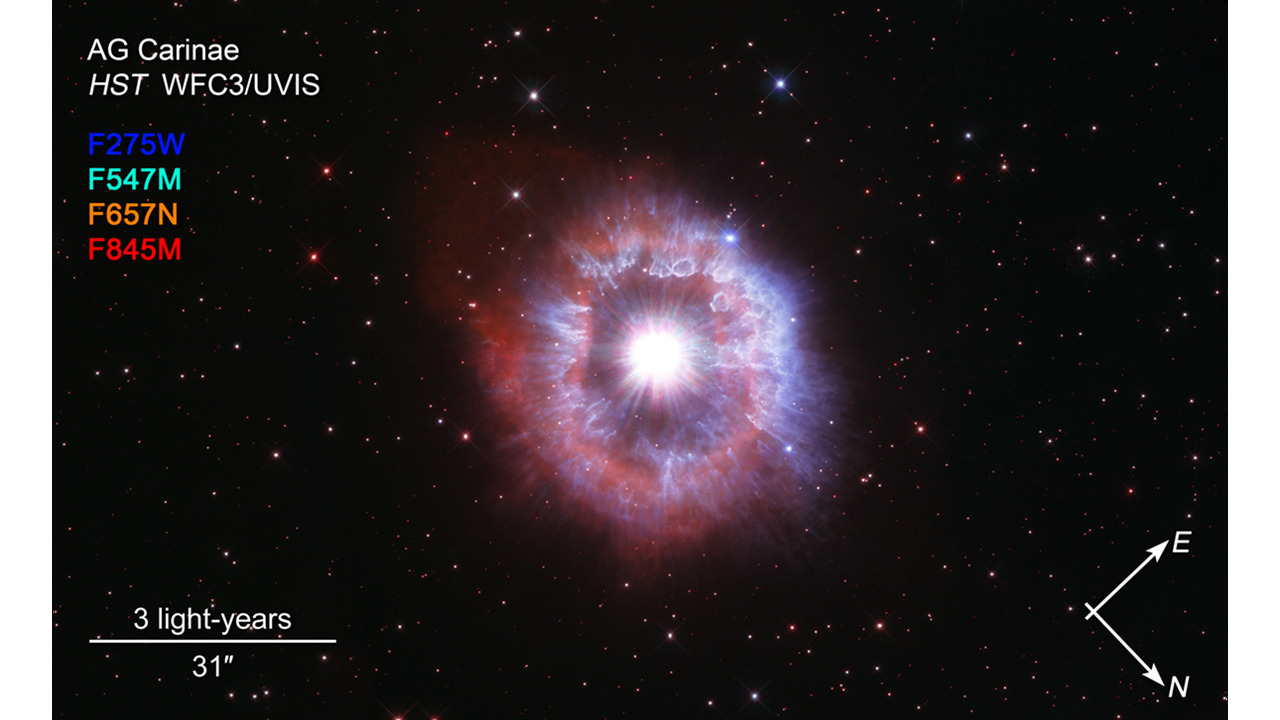 Hubble’dan 31 yaş günü hediyesi: AG Carinae