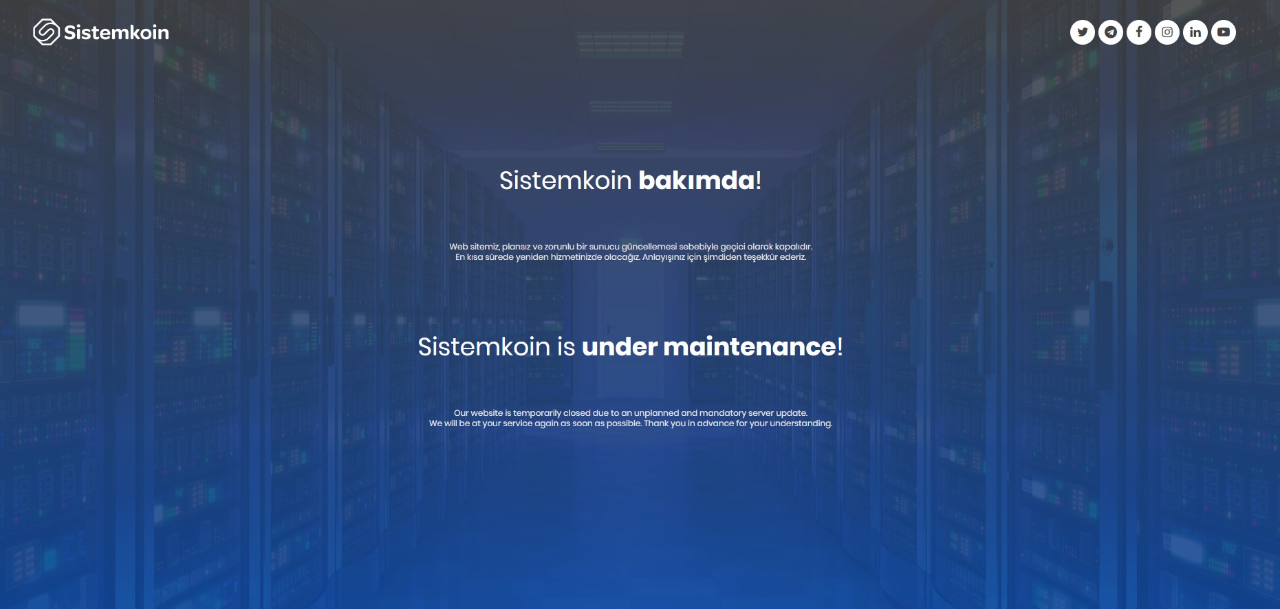 Sistemkoin adlı kripto para borsası da kayıplara karıştı