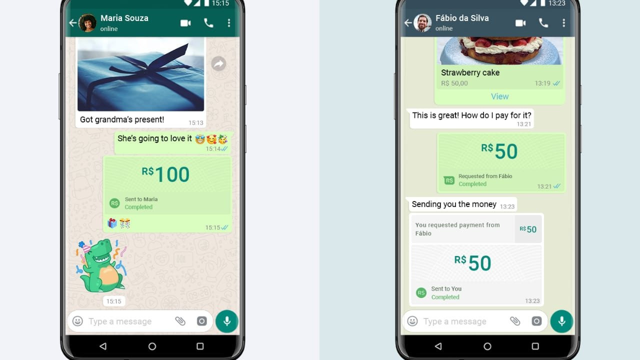 whatsapp para transferi